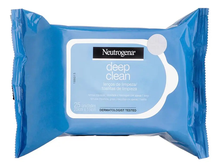 NEUTROGENA LENÇOS REMOV DE MAQUIAGEM 25UND