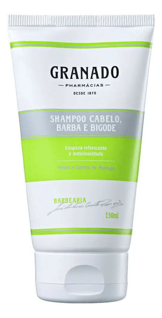 Granado Barbearia Shampoo Cabelo, Barba E Bigode 150ml