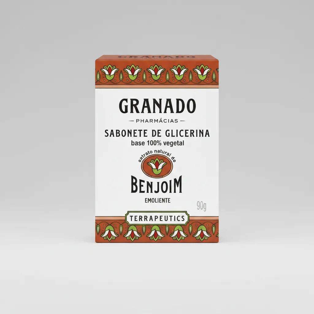 KIT com 4 Sabonetes Granado de Glicerina BENJOIM 90 g