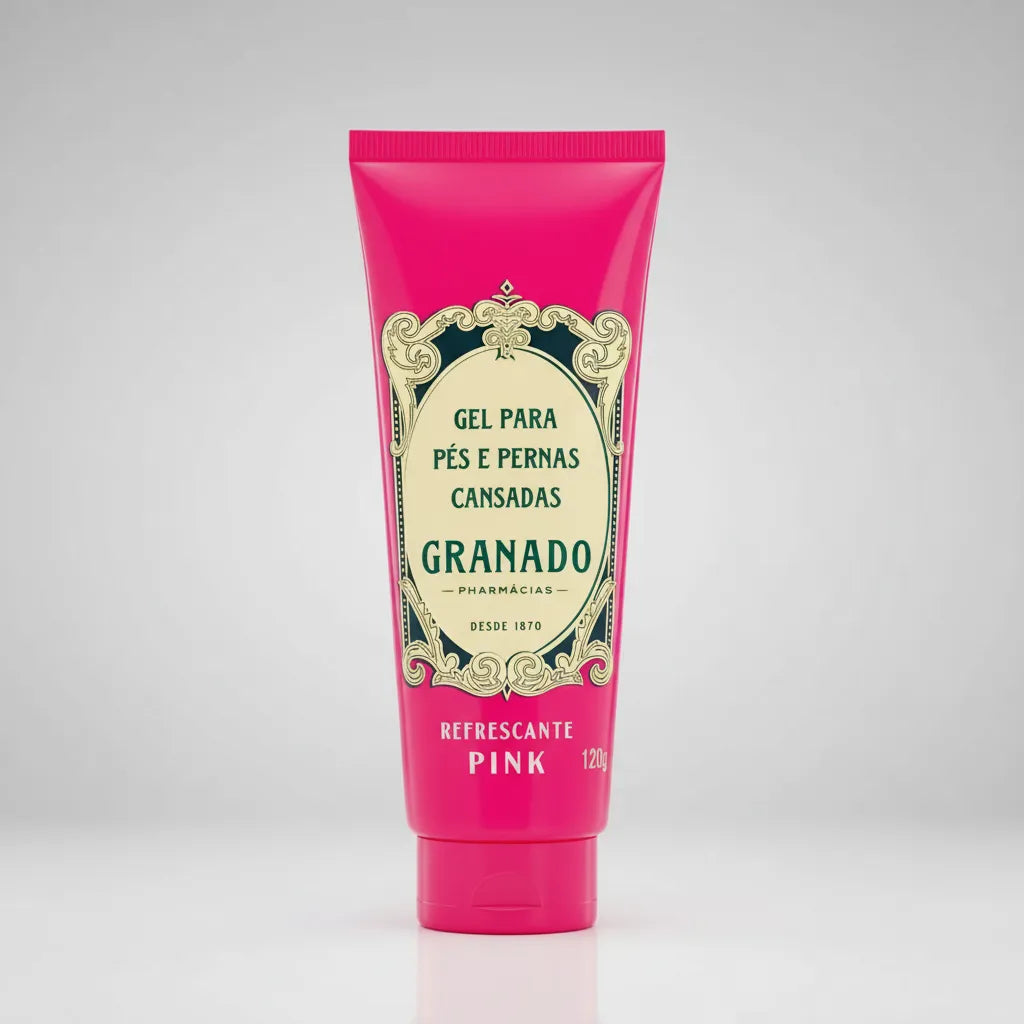 Gel para Pés e Pernas Cansadas Granado Pink Bisnaga 120g