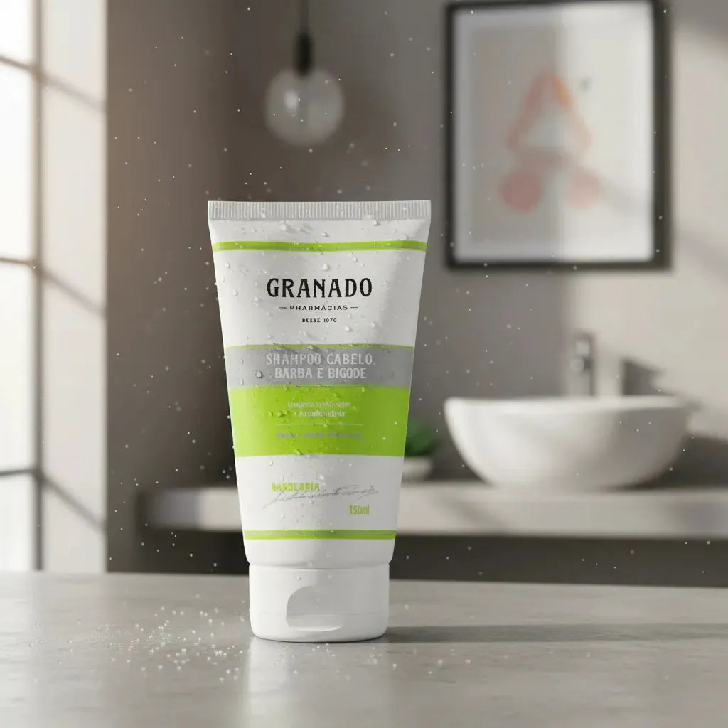 Granado Barbearia Shampoo Cabelo, Barba E Bigode 150ml