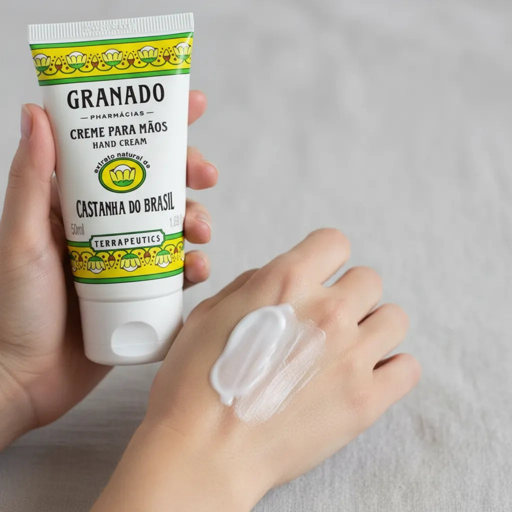Kit Granado Castanha Do Brasil: Sabonete Líquido 300ml, Creme Para As Mãos 50g E 4 Sabonetes Em Barra