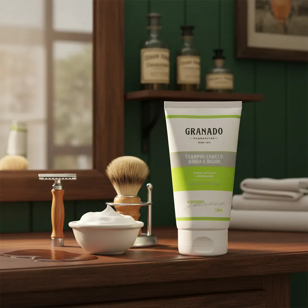 Granado Barbearia Shampoo Cabelo, Barba E Bigode 150ml