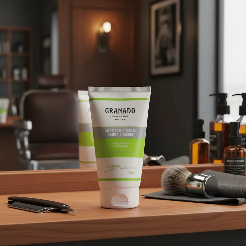 Granado Barbearia Shampoo Cabelo, Barba E Bigode 150ml