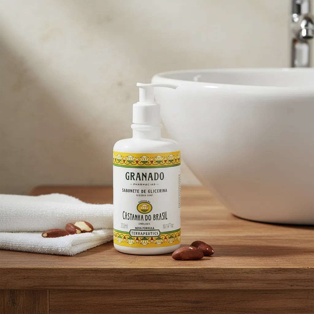 Sabonete Líquido Granado Terrapeutics Castanha Brasil 300ml