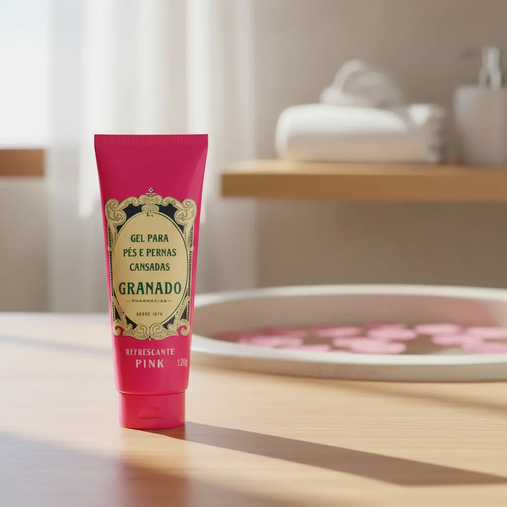 Gel para Pés e Pernas Cansadas Granado Pink Bisnaga 120g