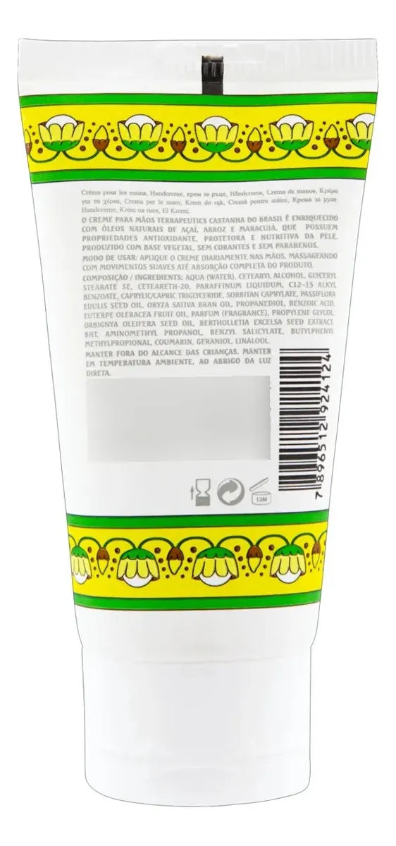 Creme Para As Mãos Castanha Brasil Granado Terrapeutics 50ml