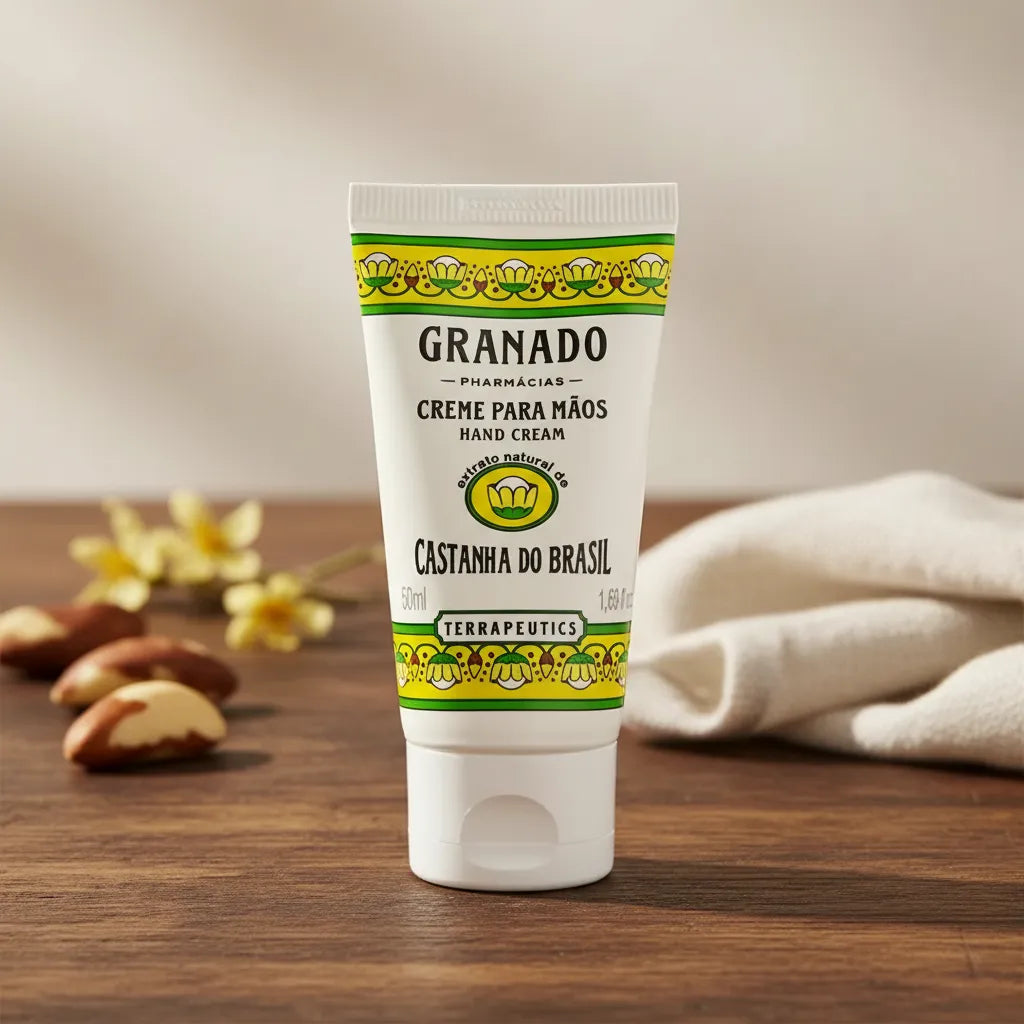 Kit Granado Castanha Do Brasil: Sabonete Líquido 300ml, Creme Para As Mãos 50g E 4 Sabonetes Em Barra
