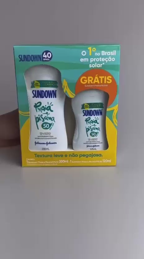 SUNDOWN KIT FPS 50 200ML GANHE FPS 50 100ML